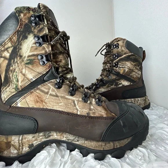 Red Wing Irish Setter Thinsulate Camo Leather Ankle Boots Men's 10 - Picture 6 of 12